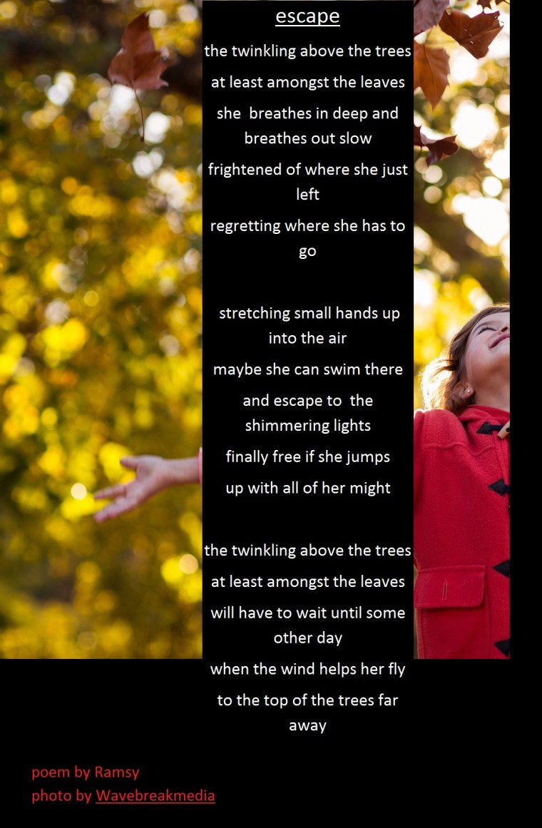 Happy girl throwing autumn leaves at park