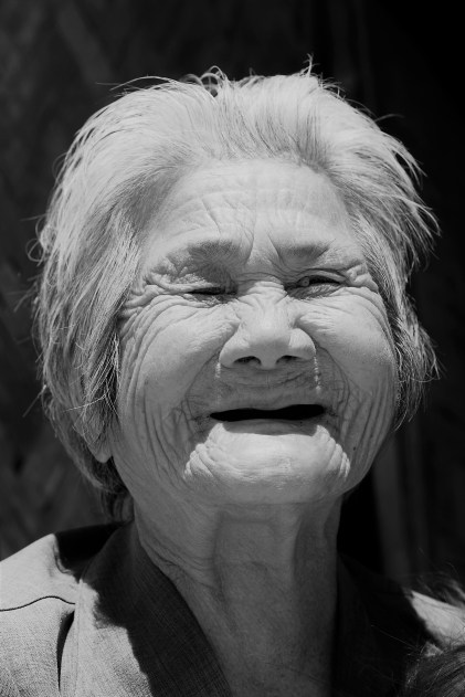 Portrait alte Asiatin